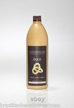 COCOCHOCO GOLD Brazilian Blow Dry Keratin Straightening Treatment 1 Litre KIT