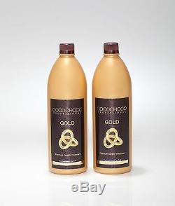 COCOCHOCO Gold 24k Brazilian keratin hair treatment 68oz smoothing treatment