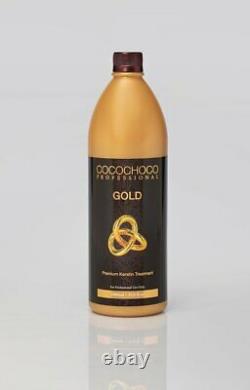 COCOCHOCO Gold Brazilian Keratin Salon Hair Straightening Treatment 1000ml