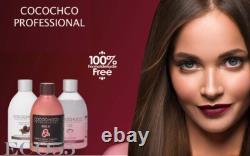COCOCHOCO Gold Keratin Hair Straightening Treatment 8.4oz / 250ml, 2 Bottles