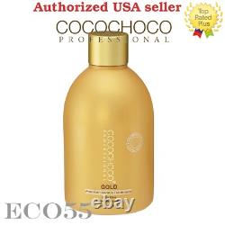 COCOCHOCO Gold Keratin Hair Straightening Treatment 8.4oz / 250ml, 2 Bottles