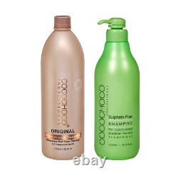 COCOCHOCO Original Complex Keratin hair solution 33.8 oz + SLS Free Shampoo