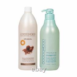 COCOCHOCO Original Keratin hair Treatment for dark hair + pre treatment Shampoo