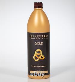 COCOCHOCO Pro GOLD Brazilian Keratin Hair Straight Salon Treatment 1000ml 1L