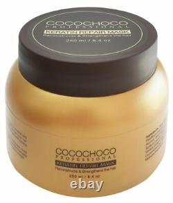 COCOCHOCO Pro GOLD Brazilian Keratin Hair Treatment 250ml + REPAIR Mask 250ml