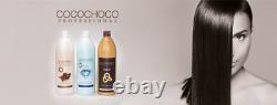 COCOCHOCO Pro GOLD + ORIGINAL + PURE Brazilian Keratin Hair Treatment 3x250ml