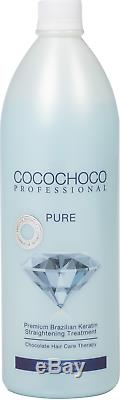 COCOCHOCO Pro PURE Brazilian Keratin Hair Salon Treatment 1000ml FREE POST