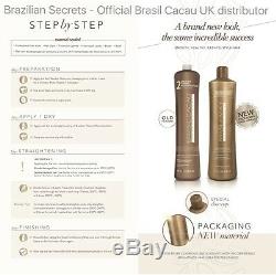 Cadiveu Brasil Cacau Brazilian Keratin Treatment Blow Dry Hair Straightening Kit