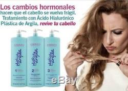 Cadiveu Brazilian Keratin Plástica Argila 3x500ml Hair Treatment Acid Hyaluronic