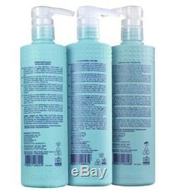 Cadiveu Brazilian Keratin Plástica Argila 3x500ml Hair Treatment Acid Hyaluronic