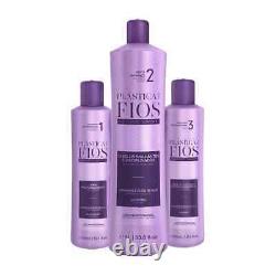 Cadiveu Brazilian Keratin Plastica Dos Fios Treatment Hair Straightening 3 Steps