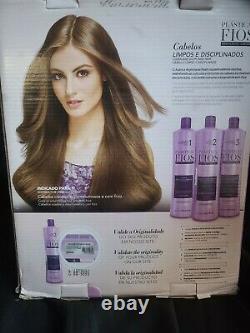 Cadiveu Brazilian Keratin Plastica Dos Fios Treatment Hair Straightening 3 Steps