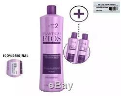 Cadiveu Brazilian Keratin Plastica Dos Fios Treatment Kit Hair Straightening