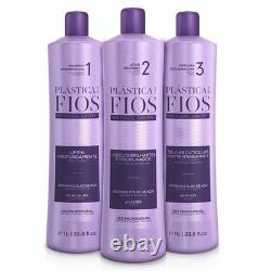 Cadiveu Plastica Dos Fios Brazilian Keratin Box Kit Hair Treatment, 1000 ML set