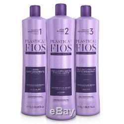 Cadiveu Plastica dos Fios Brazilian Keratin Box kit hair treatment 3x1L 34oz