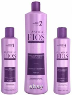 Cadiveu Plastica dos Fios Straightener Brazilian Keratin Hair Treatment 3 Steps