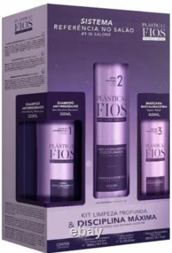 Cadiveu Plastica dos Fios Straightener Brazilian Keratin Hair Treatment 3 Steps