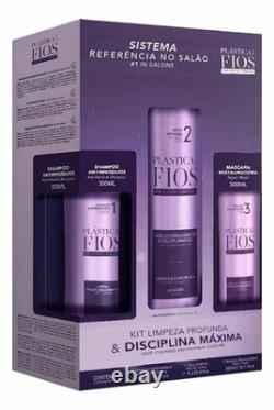 Cadiveu Plastica dos Fios Straightener Brazilian Keratin Hair Treatment 3 Steps