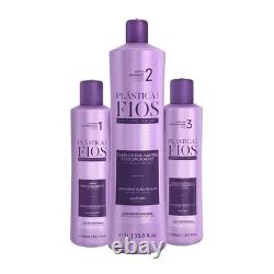 Cadiveu Plastica dos Fios Straightener Brazilian Keratin Hair Treatment 3 Steps