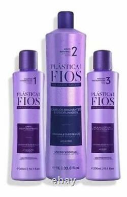 Cadiveu Plastica dos Fios Straightener Brazilian Keratin Hair Treatment 3 Steps