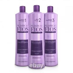 Cadiveu Plastica dos Fios Straightener Brazilian Keratin Hair Treatment 3x 1L