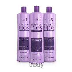 Cadiveu Plastica fios Kit Brazilian Professional Hair Keratin treatment 3x1L