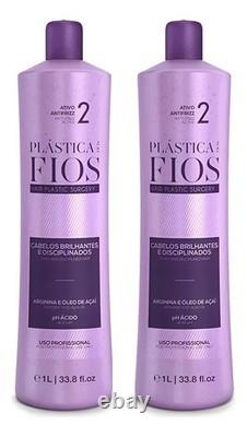 Cadiveu Professional Brazilian Keratin Hair Straightening (Kit 3 units, 1 lit)
