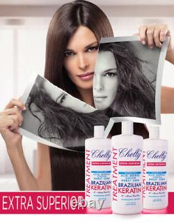 Chelly Brazilian EXTRA SUPERIOR Keratin Treatment 32 fl oz 946 mL Made in U. S. A