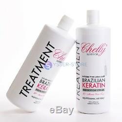 Chelly Brazilian Hair Relaxer Keratin Treatment CHOCOLATE 32 fl oz