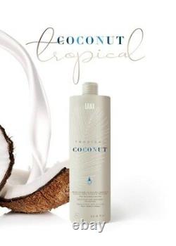 Coconut Brazilian Keratin Blow Dry Hair Straightening Treatment Kit 34oz + Argan