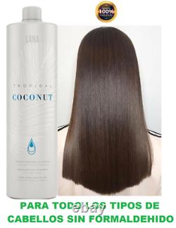 Coconut Brazilian Keratin Blow Dry Hair Straightening Treatment Kit 34oz + Argan