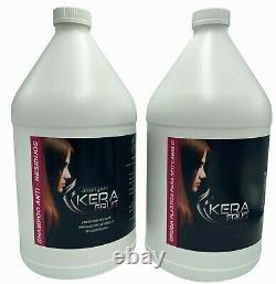 Combo Cirugia Capilar- Keratina kera fruit Anti Frizz 3.7 litros + Shampoo Usa