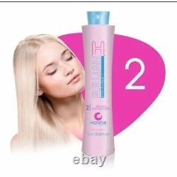 Complete Brazilian Straightening Kit 2X1L H-Brush Honma Tokyo no formaldehyde