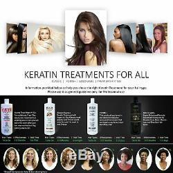 Complex Brazilian Keratin Blowout Hair Treatment 4 Bottles 300ml Value Kit