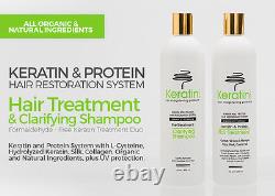 Deluxe Keratin Hair-Straightening Formaldehyde-Free Treatment 6-Piece Set