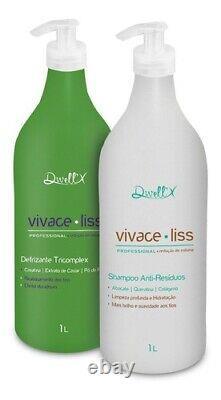 Dwell'x Vivaceliss Brazilian Keratin Progressive Brush Professional 2 x 34 Oz