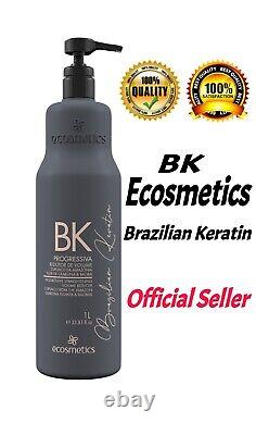 ECOSMETICS DELUXE PROGRESSIVE STRAIGHTENING BRAZILIAN KERATIN 1 LITER / 33.81 Oz