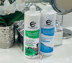 Elynuova Knockout Keratin & Clarifying Shampoo BUNDLE