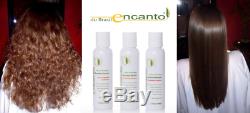 Encanto do Brasil Brazilian Keratin Hair Straightening Treatment Set (3 sizes)