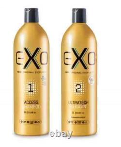 Exo Hair Professional Ultratech Keratin Brazilian Exoplasty 2x1L/ 33.8 fl. Oz