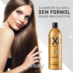 Exo Hair Professional Ultratech Keratin Brazilian Exoplasty 2x1L/ 33.8 fl. Oz