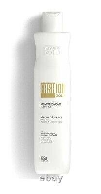 FASHION GOLD 500g/17.6oz Brazilian Keratin, Smoothing and Straightening System