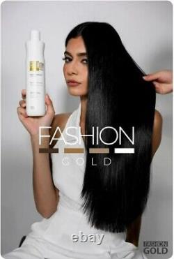 FASHION GOLD 500g/17.6oz Brazilian Keratin, Smoothing and Straightening System