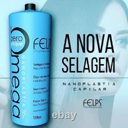 FELPS OMEGA ZERO UNIQUE NANOPLASTIA 1 X 1000 ML keratin brazilian