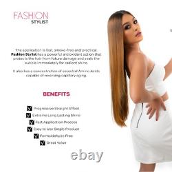 Fashion Stylist Cream Keratin Hair Straightening Treatment Smooth System