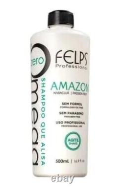 Felps Amazon Omega Zero Treatment Keratin Brazilian Progressive 16.9 Oz FROM USA