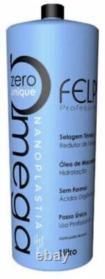Felps Omega Zero Progressive Brush Brazilian Keratin Heir Treatment 1L 34oz