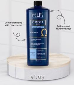Felps Omega Zero Resistance Nanoplastia Brazilian Keratin Treatment 1L 33.80z
