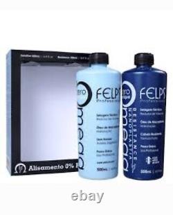 Felps Omega Zero Sensitive And Resistance Treatment Keratin Brazilian 2x500ml