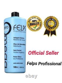 Felps Omega Zero Sensitive nanoplasty Treatment Keratin Brazilian 1 Liter 34 Oz